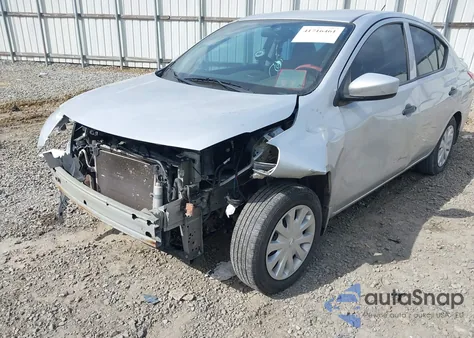 2019 Nissan Versa 1.6 S+ из США, поврежденный, VIN 3N1CN7AP4KL876016